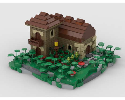MOC - Village House diorama - How to build it