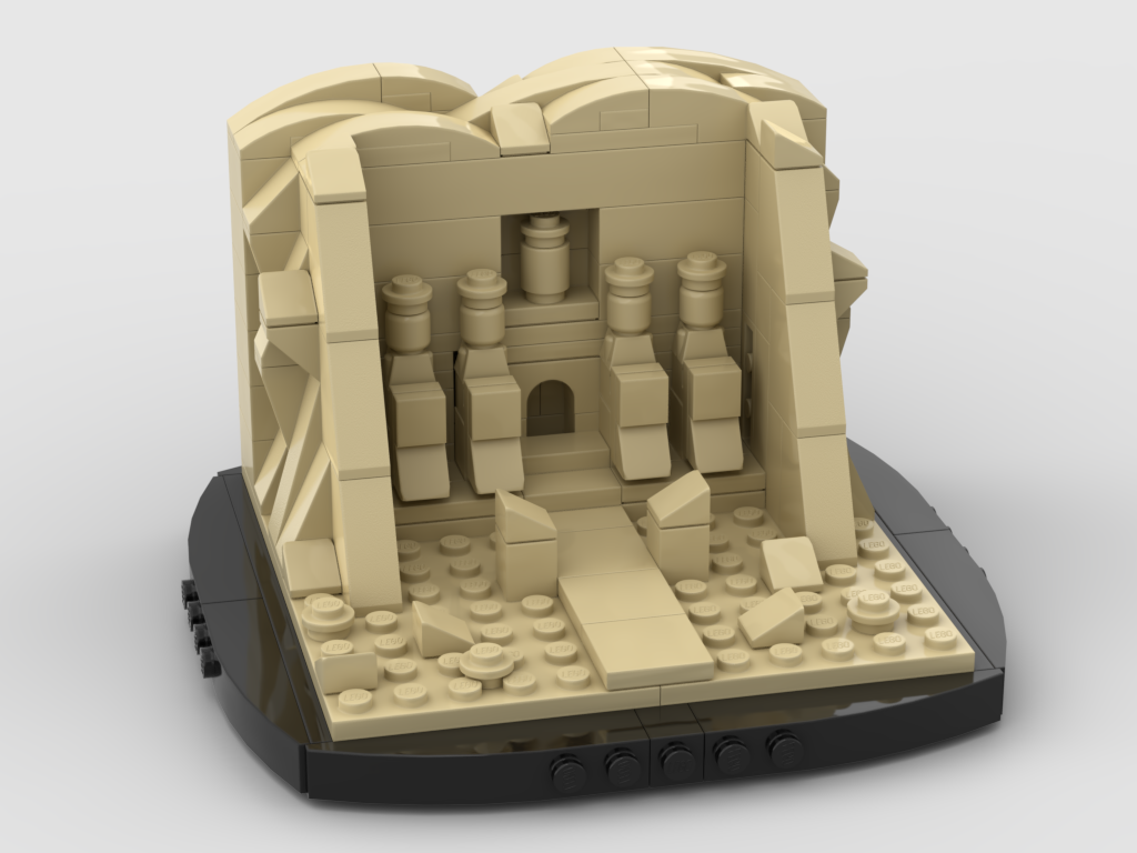 MOC - Mini ABU SIMBEL TEMPLES - How to build it
