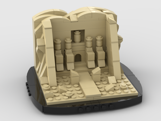 MOC - Mini ABU SIMBEL TEMPLES - How to build it