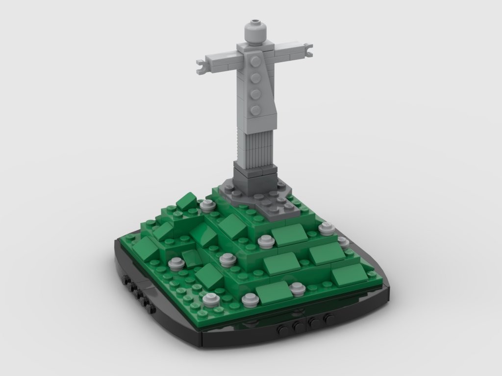 MOC Mini Christ the Redeemer - Rio de Janeiro - How to build it
