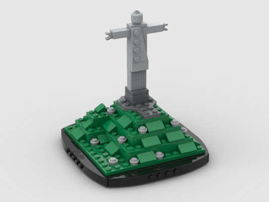 MOC Mini Christ the Redeemer - Rio de Janeiro - How to build it