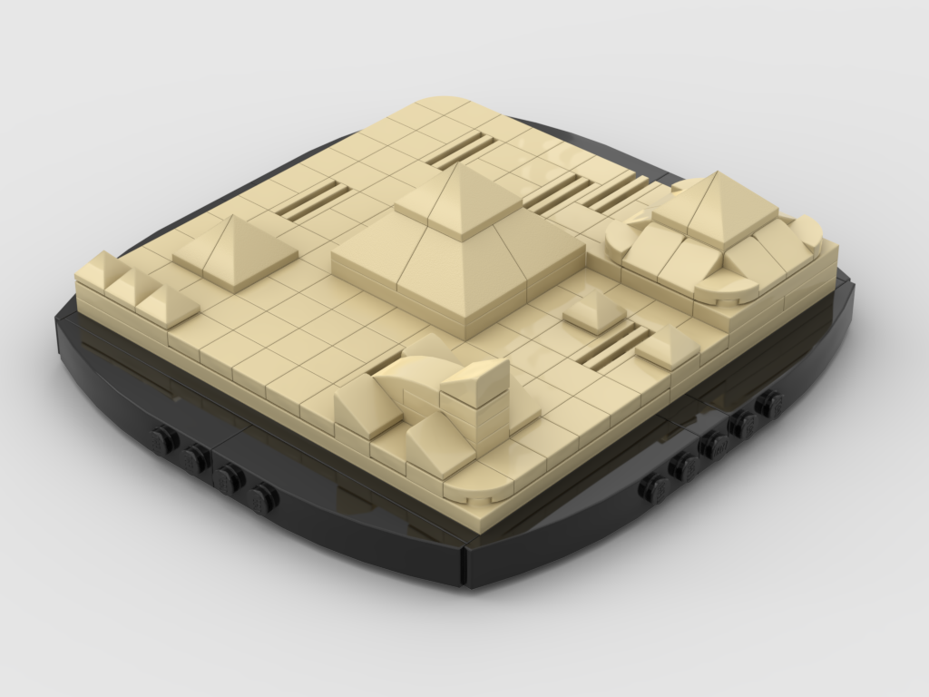 MOC - Mini Giza Plateau - How to build it