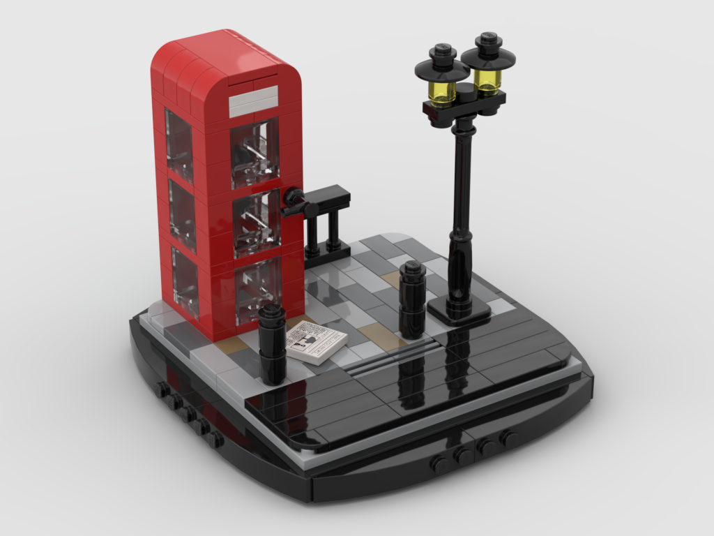 MOC - Mini London street - How to build it