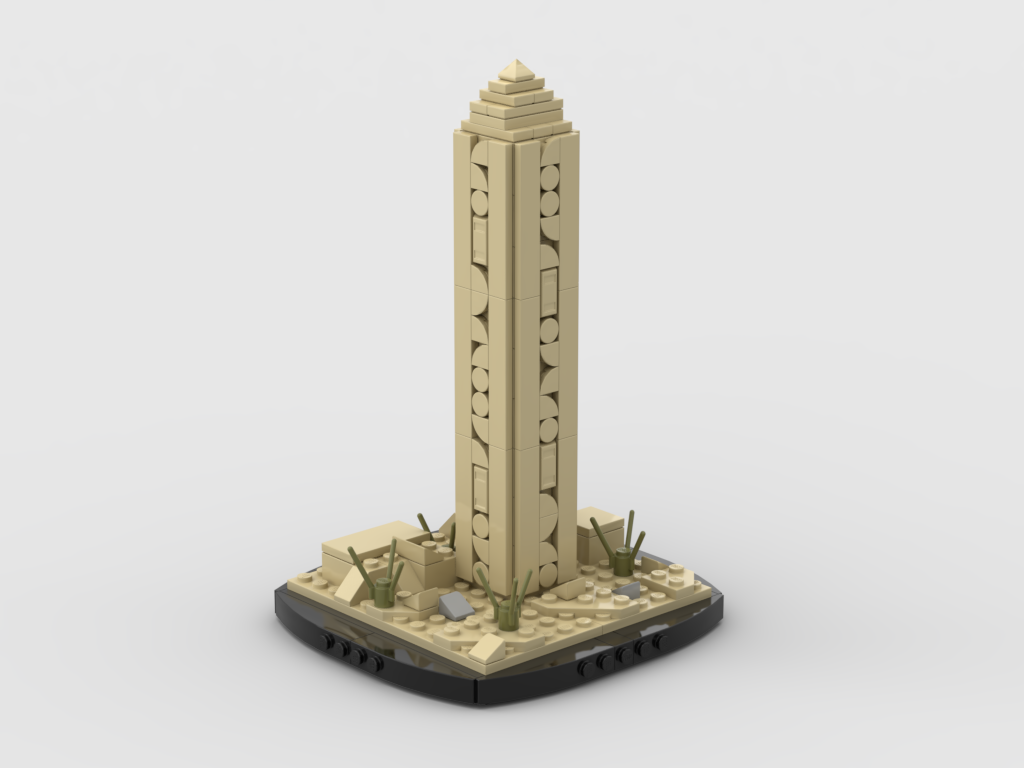 MOC - Mini Obelisk - How to build it