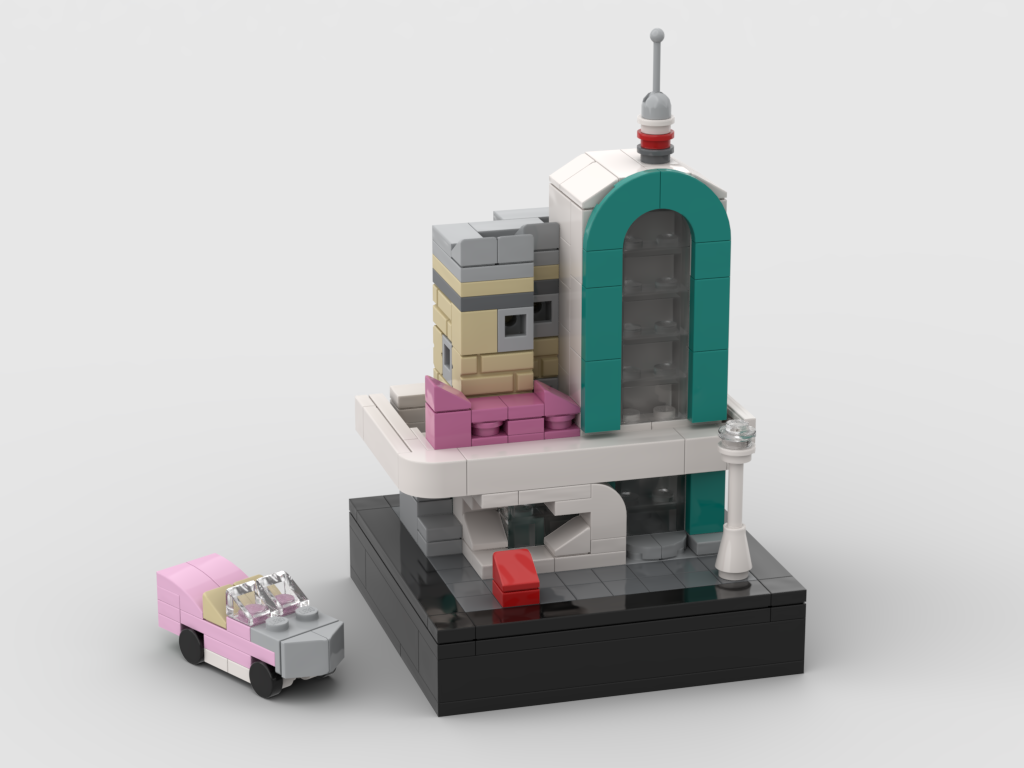 MOC - Mini SET 10260 - Downtown Diner - How to build it