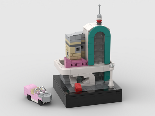 MOC - Mini SET 10260 - Downtown Diner - How to build it