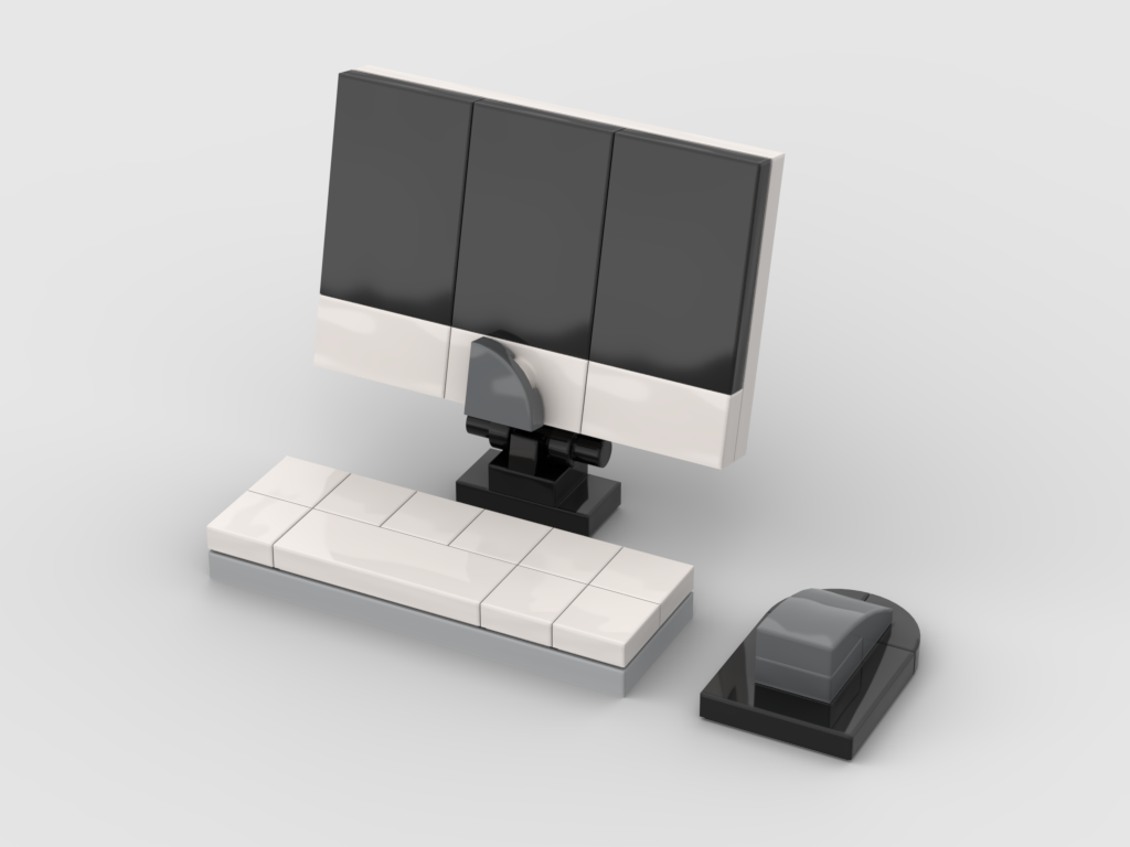 MOC - Mini Mac Computer - How to build it