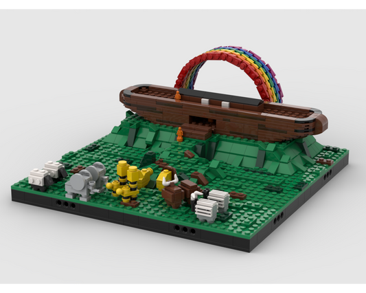 MOC - Noah's Ark Diorama - How to build it