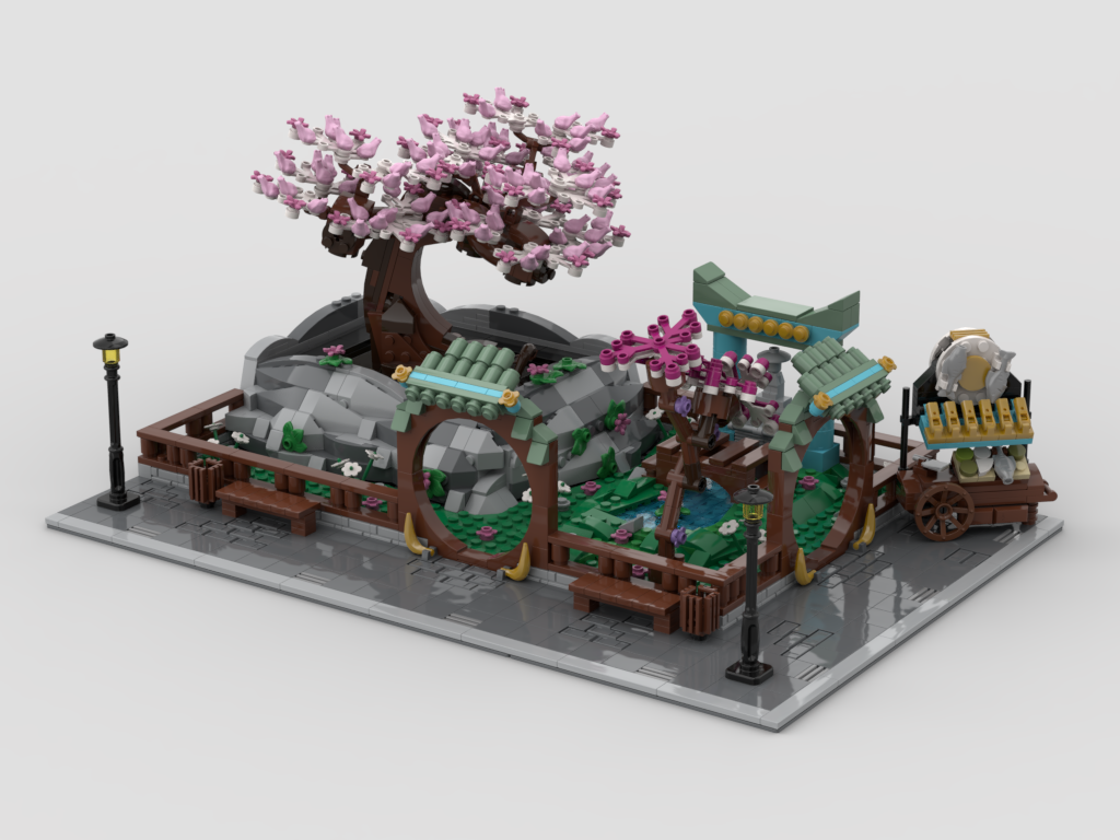 MOC - פארק סיני מודולרי + תצוגה לסט 10281