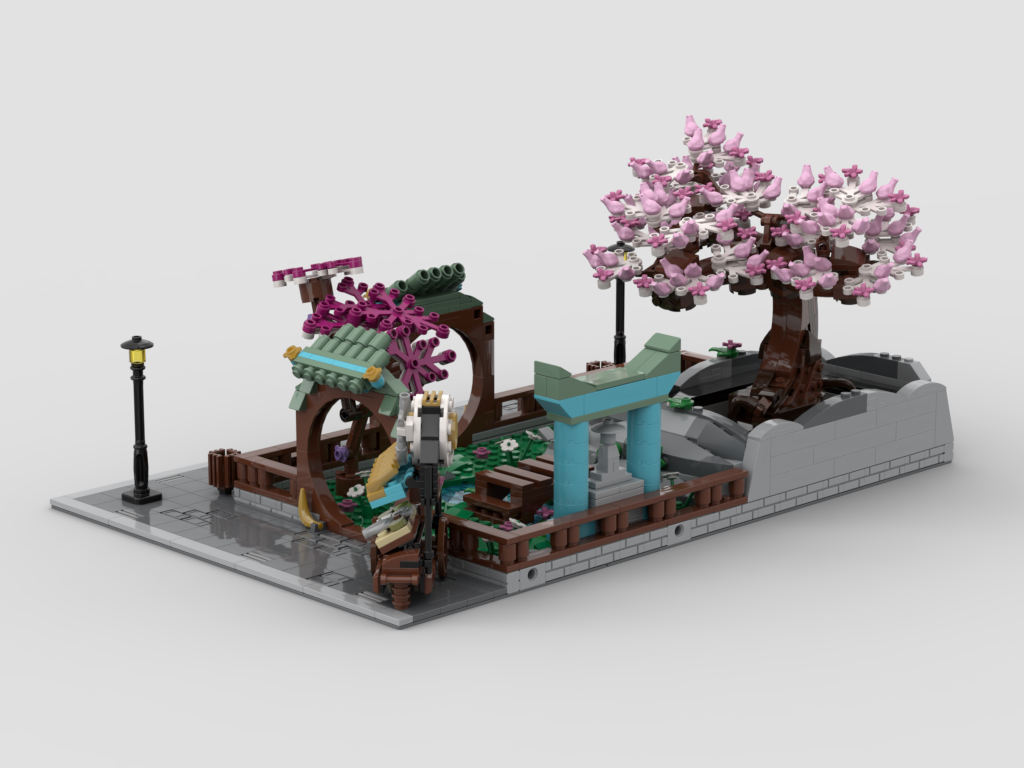 MOC - פארק סיני מודולרי + תצוגה לסט 10281
