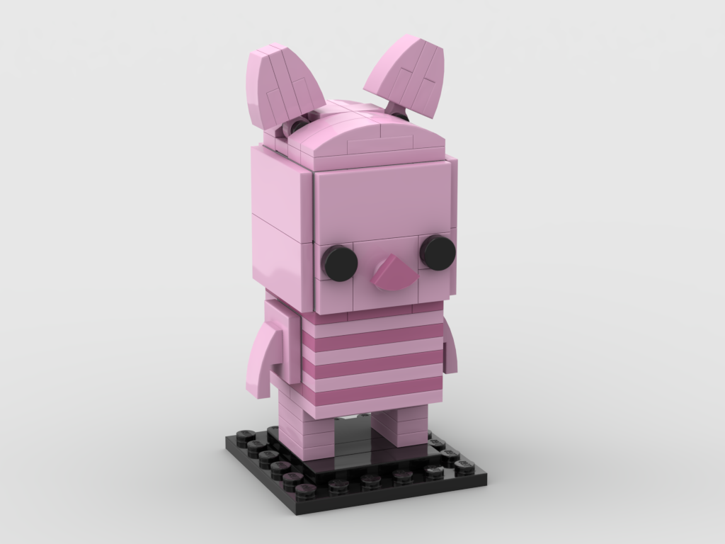 MOC - Piglet brickheadz - How to build it