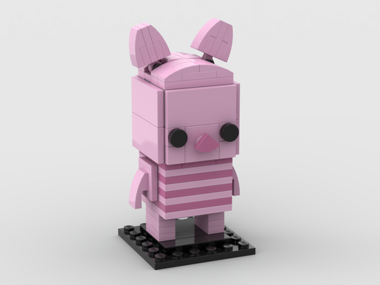 MOC - Piglet brickheadz - How to build it