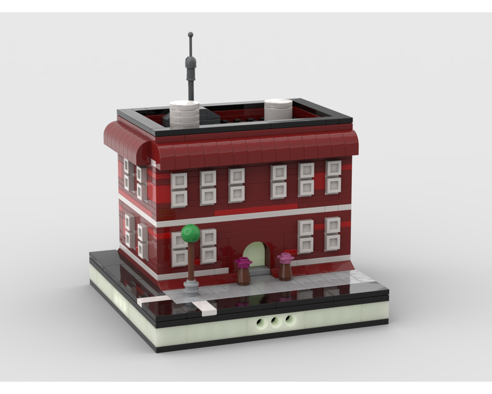 MOC - Red House for Modular City - How to build it