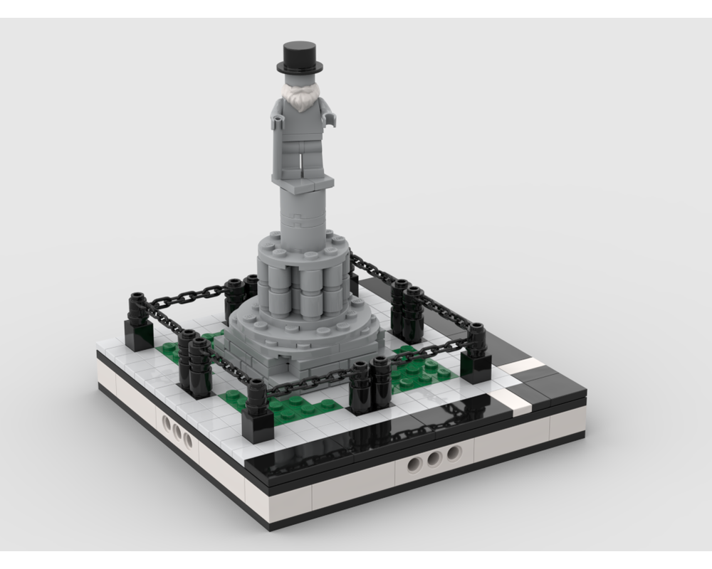 MOC - Statue for a Modular City - How to build it