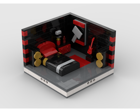 MOC - Super Heroes Room Design #10 - How to build it