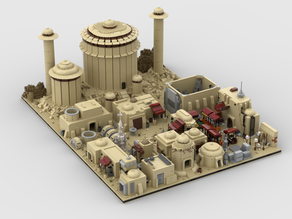 MOC - Modular Tatooine | Build from 18 MOCs - How to build it