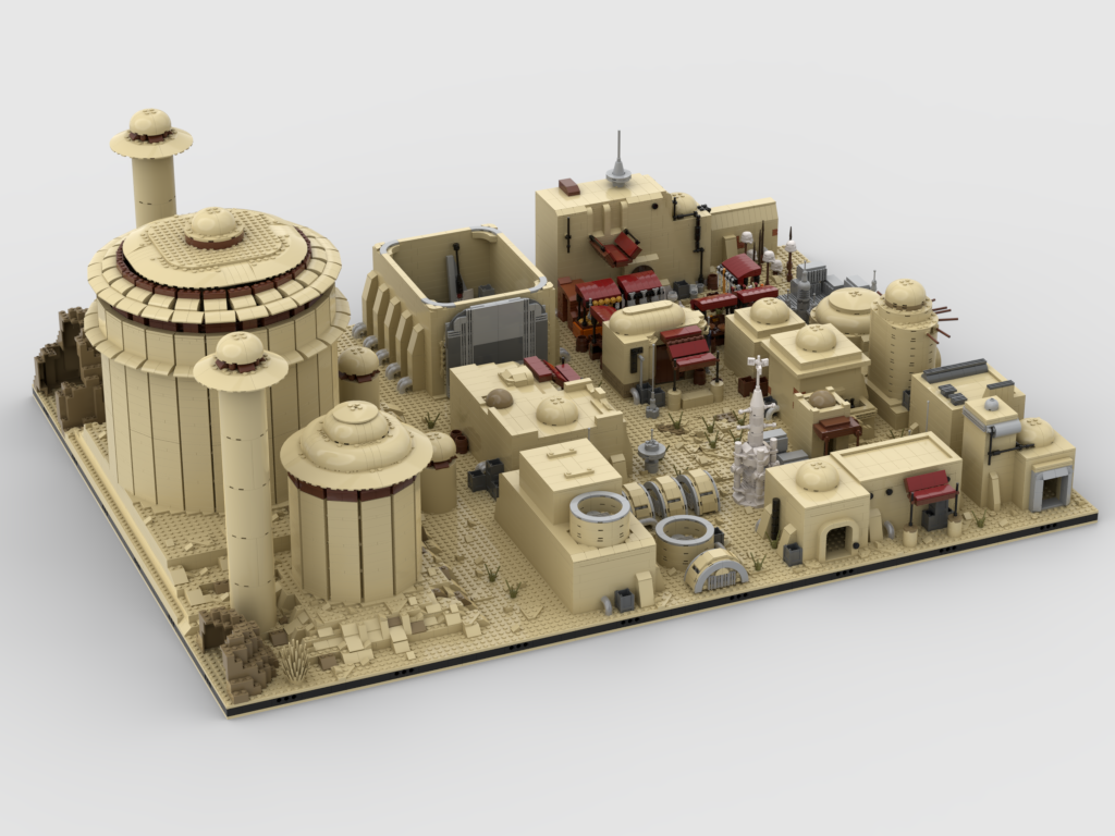 MOC - Modular Tatooine | Build from 18 MOCs - How to build it