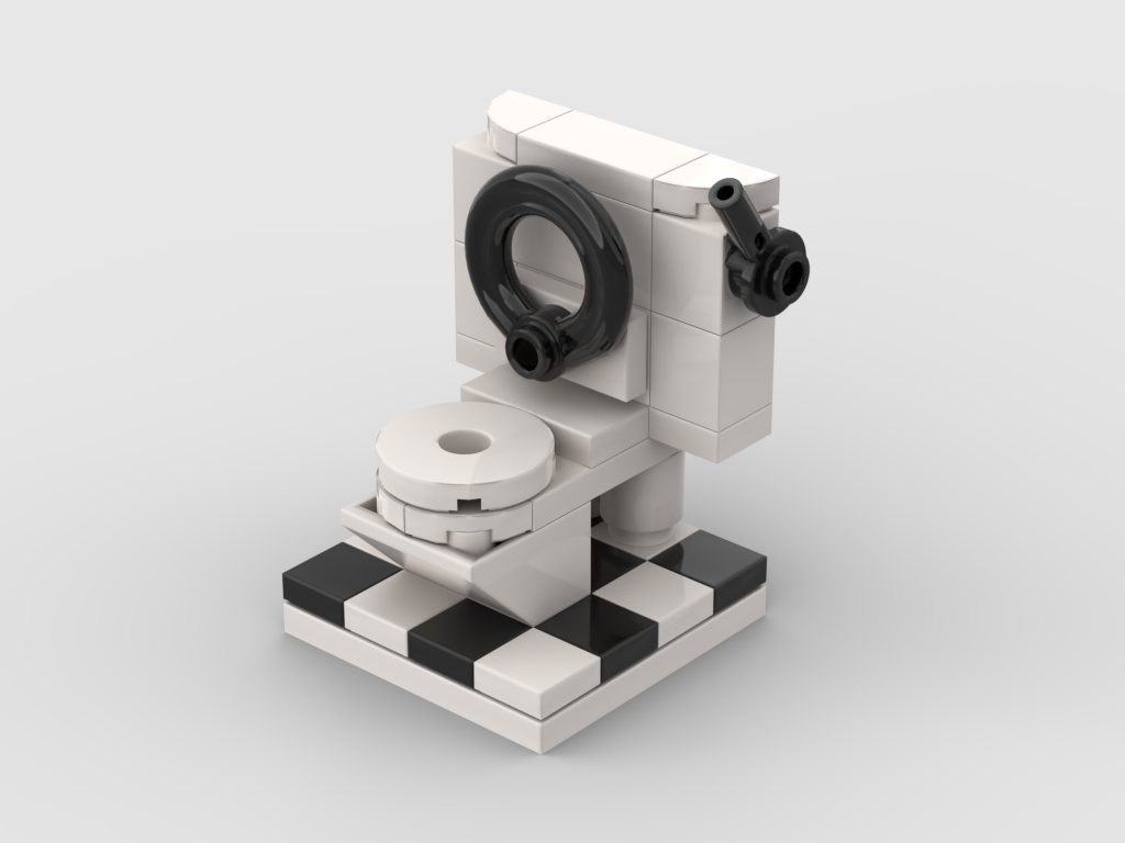 MOC - Mini Toilet - How to build it