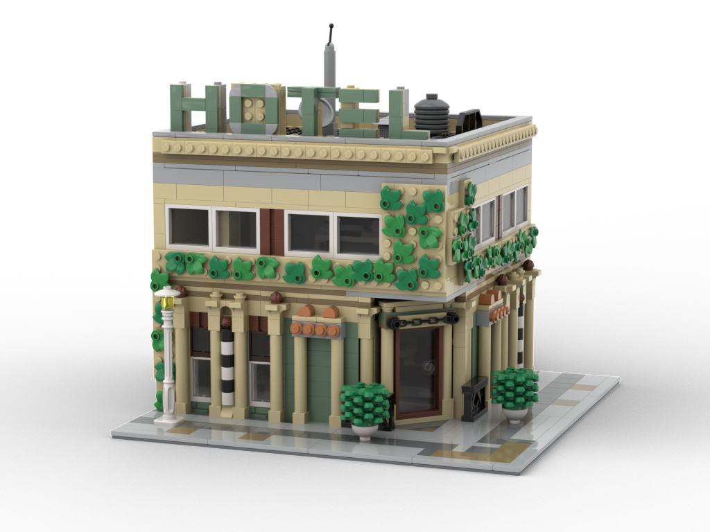 MOC 10278 Corner Hotel Alternative Build How to build it