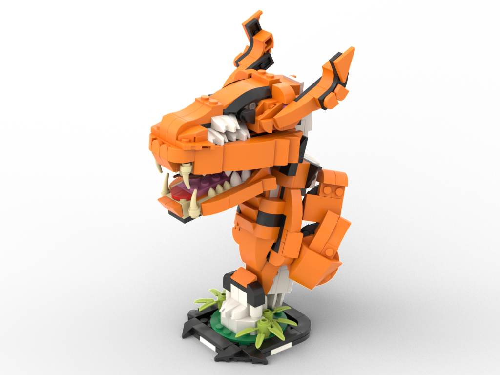 MOC - Dragon Head 31129 Alternative Build