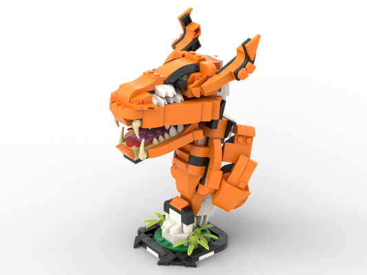 MOC - Dragon Head 31129 Alternative Build