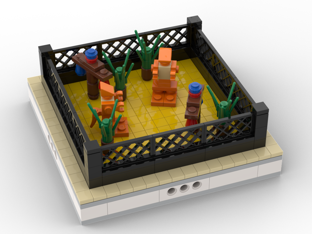 MOC - Kangaroos | mini modular ZOO - How to build it
