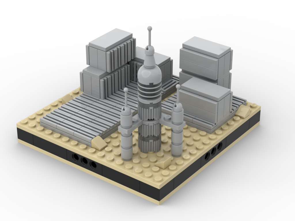 MOC - Desert equipment #13 for a Modular Desert space village - How to build it