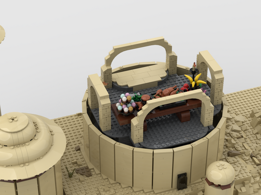 MOC - jabba's palace for a Modular Tatooine - How to build it