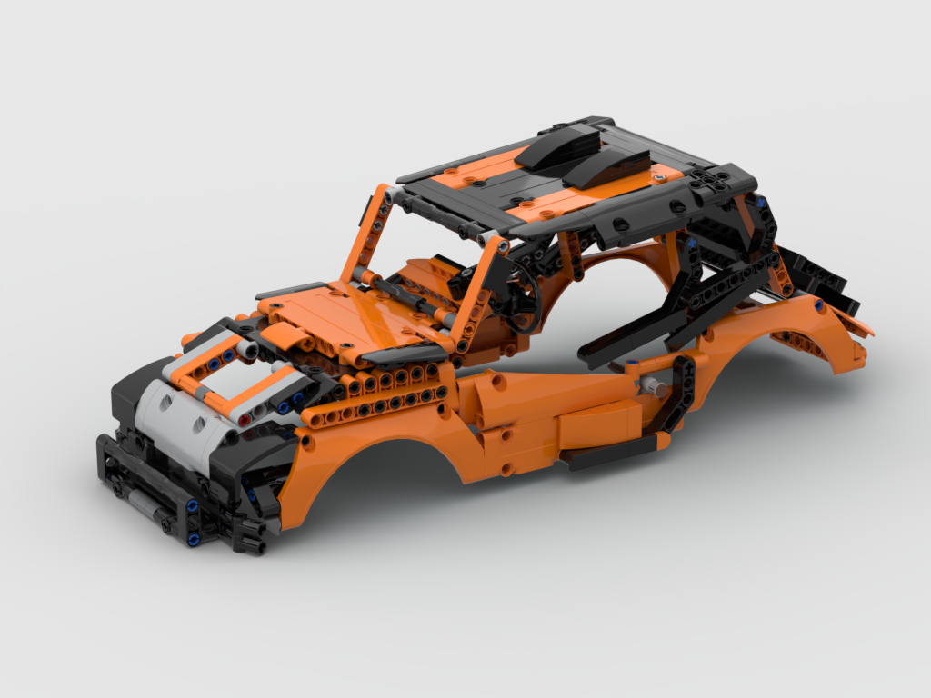 MOC - 42126 + 42099 Alternative Design 4X4 off road Jeep with RC (control+)