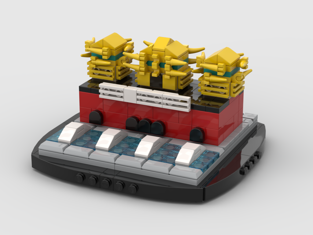 MOC - Mini Forbidden City Entrance - How to build it