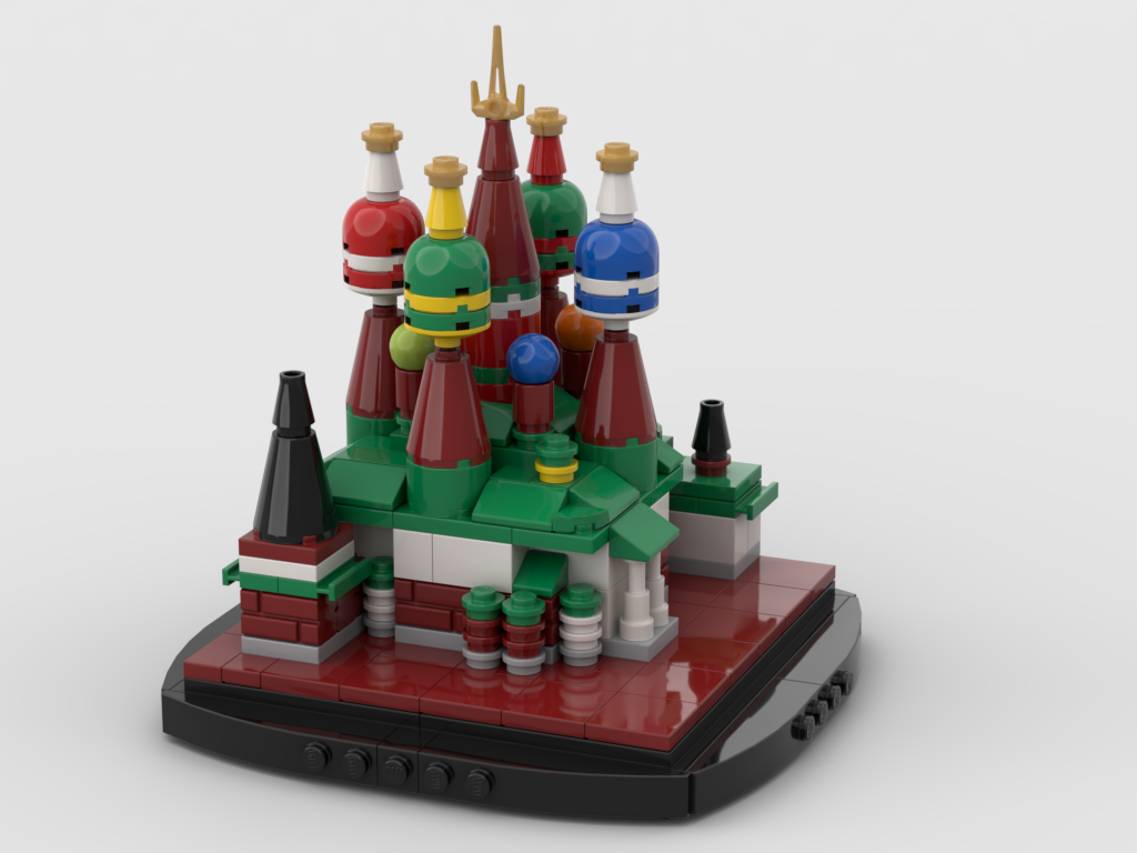 MOC - Mini Saint Basil's Cathedral - Moscow - How to build it