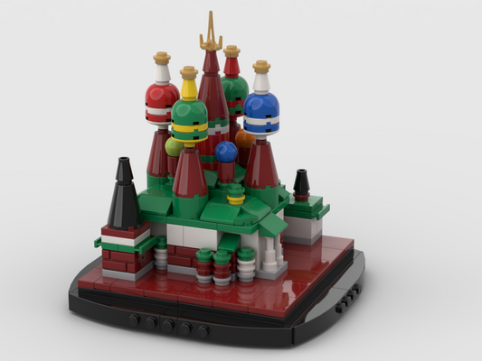 MOC - Mini Saint Basil's Cathedral - Moscow - How to build it
