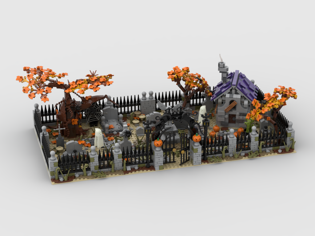 MOC - Modular Haunted Cemetery