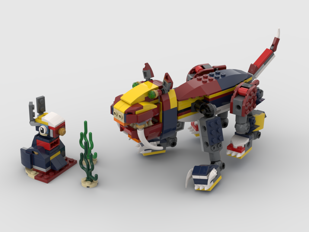 3 TO 1 Tiger and rabbit Alternative Build | Build from set 31090 + 31088 + 31102 - How to build it