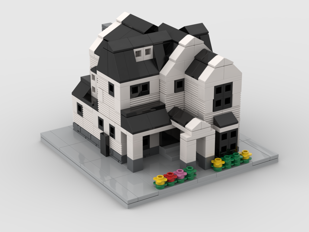 Neighborhood white house - How to build it