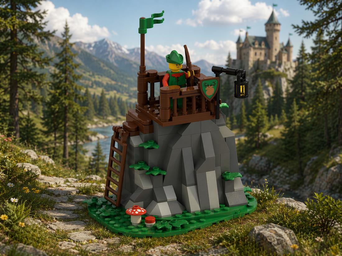 Forestmen Rock Lookout Free Building Instructions | Woodland Watch Post