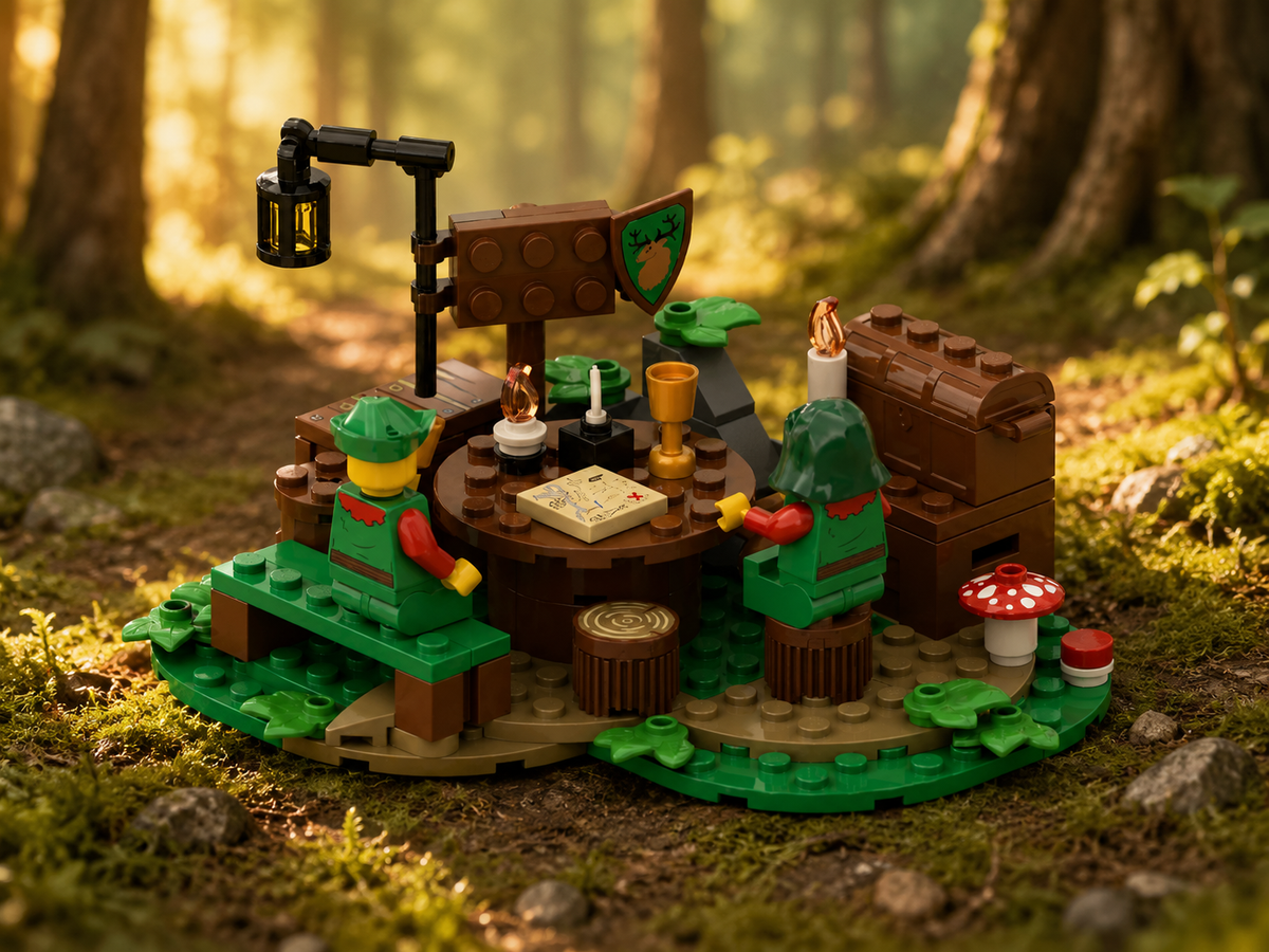 Forest Adventurers Camp MOC – Free Building Instructions