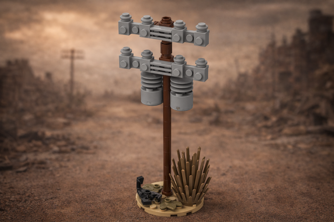 Electricity Pole – Free Building MOC Instructions