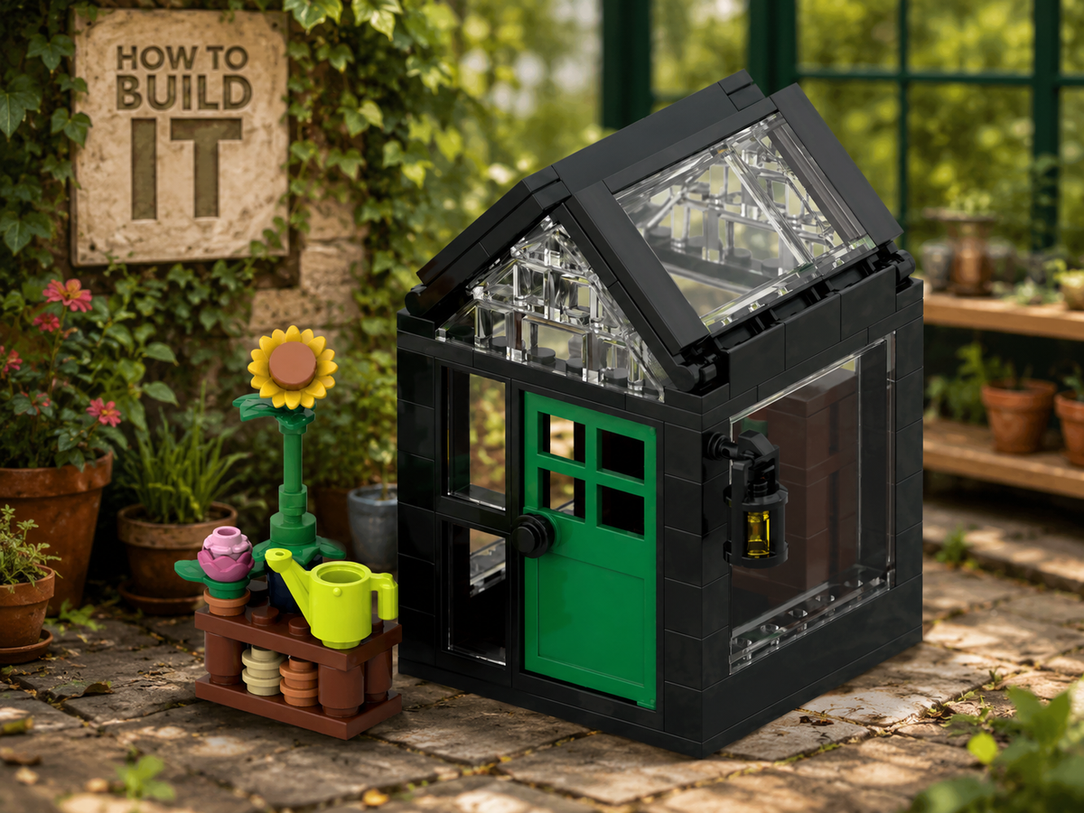 Black Greenhouse MOC – Free Building Instructions
