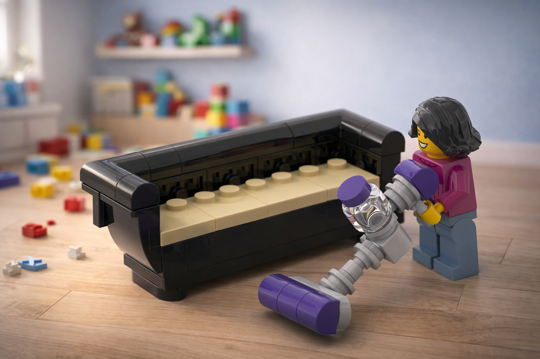 Vacuum Cleaner & Sofa Set – Free Building MOC Instructions