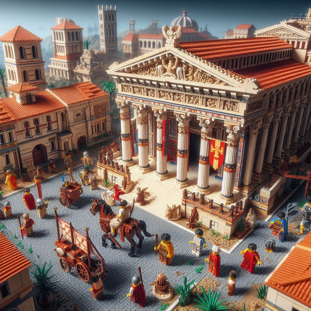 41 AI ideas for Lego MOCs Ancient Rome