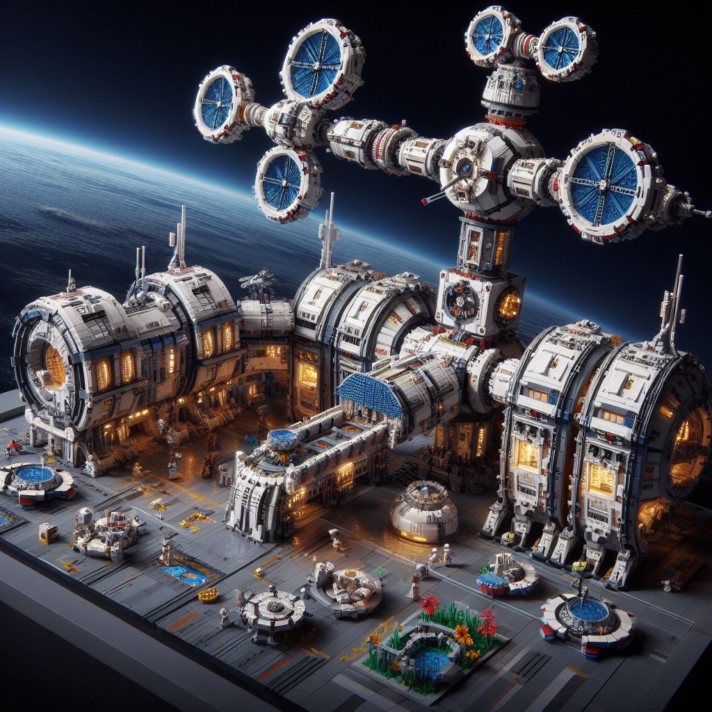 32 AI ideas for Lego MOCs Space Station