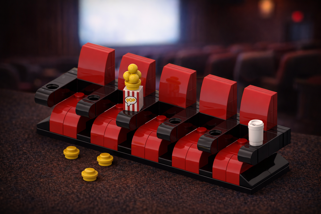 Cinema Seats – Free Building MOC Instructions