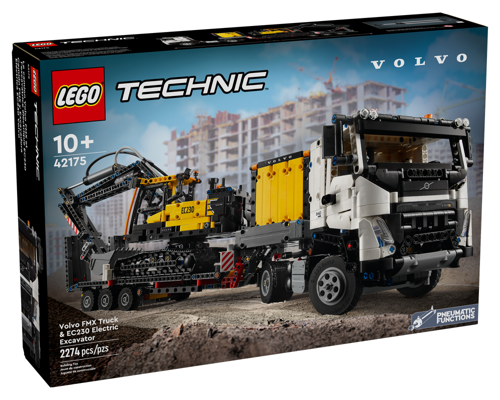 LEGO SET 42175 - Alternative build | Volvo FMX Truck & EC230 Electric Excavator