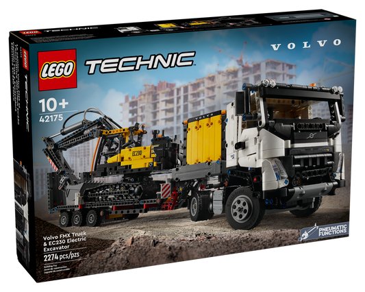 LEGO SET 42175 - Alternative build | Volvo FMX Truck & EC230 Electric Excavator