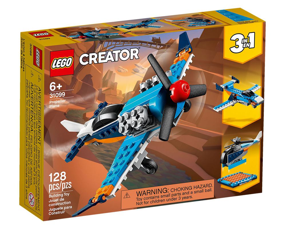 LEGO SET 31099 Propeller Plane alternate build - free tutorial