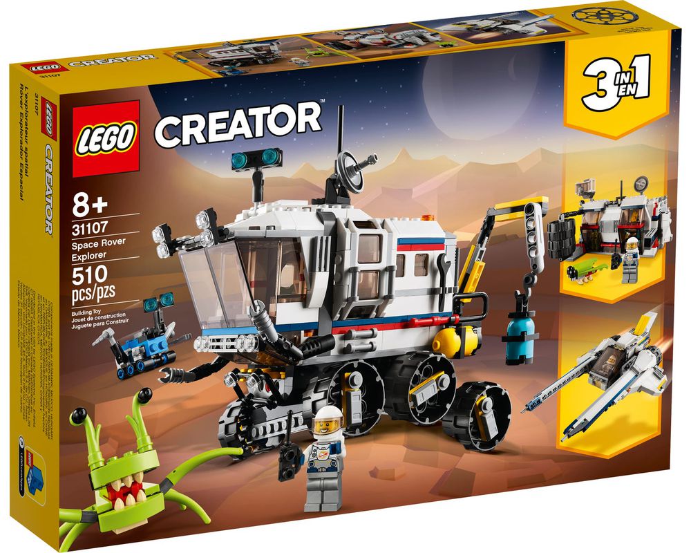 LEGO SET 31107 Space Rover Explorer alternate build – How to build it