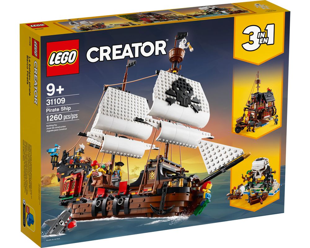 LEGO SET 31109 Pirate Ship alternate build