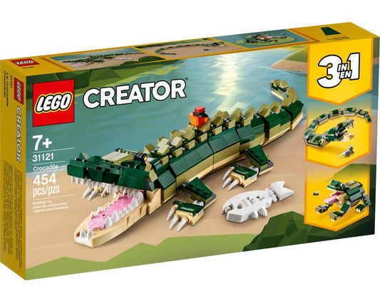 LEGO SET 31121 Crocodile alternate build - free tutorials