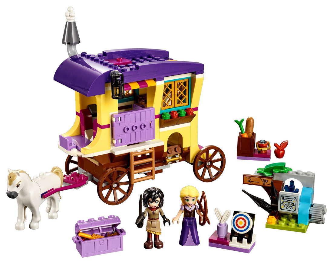 LEGO Set 41157-1 Rapunzel's Travelling Caravan Alternate build Ideas: Townhouses, Modular Rooms, and Neighborhood Rebuilds